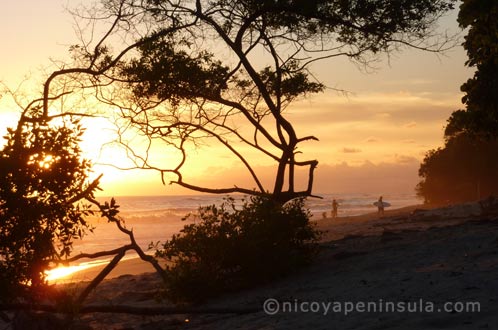 Sunset on Playa Carmen