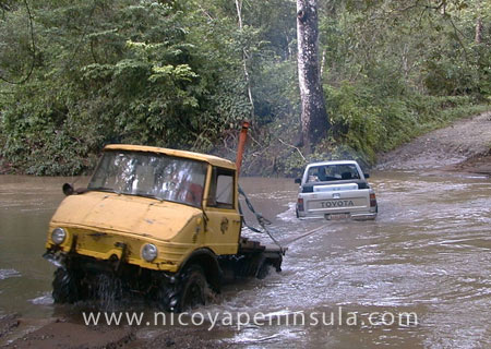 Drowned car in Costa Rica